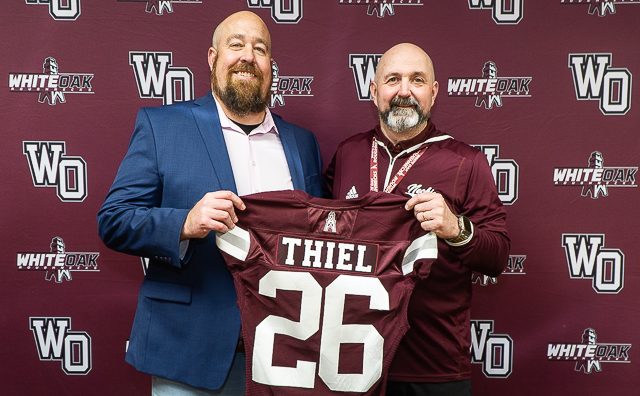 Tanner Thiel introduced as new AD, head football coach at White Oak