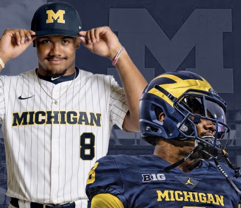 New arrival Taylor Tatum eager to play football, baseball at Michigan